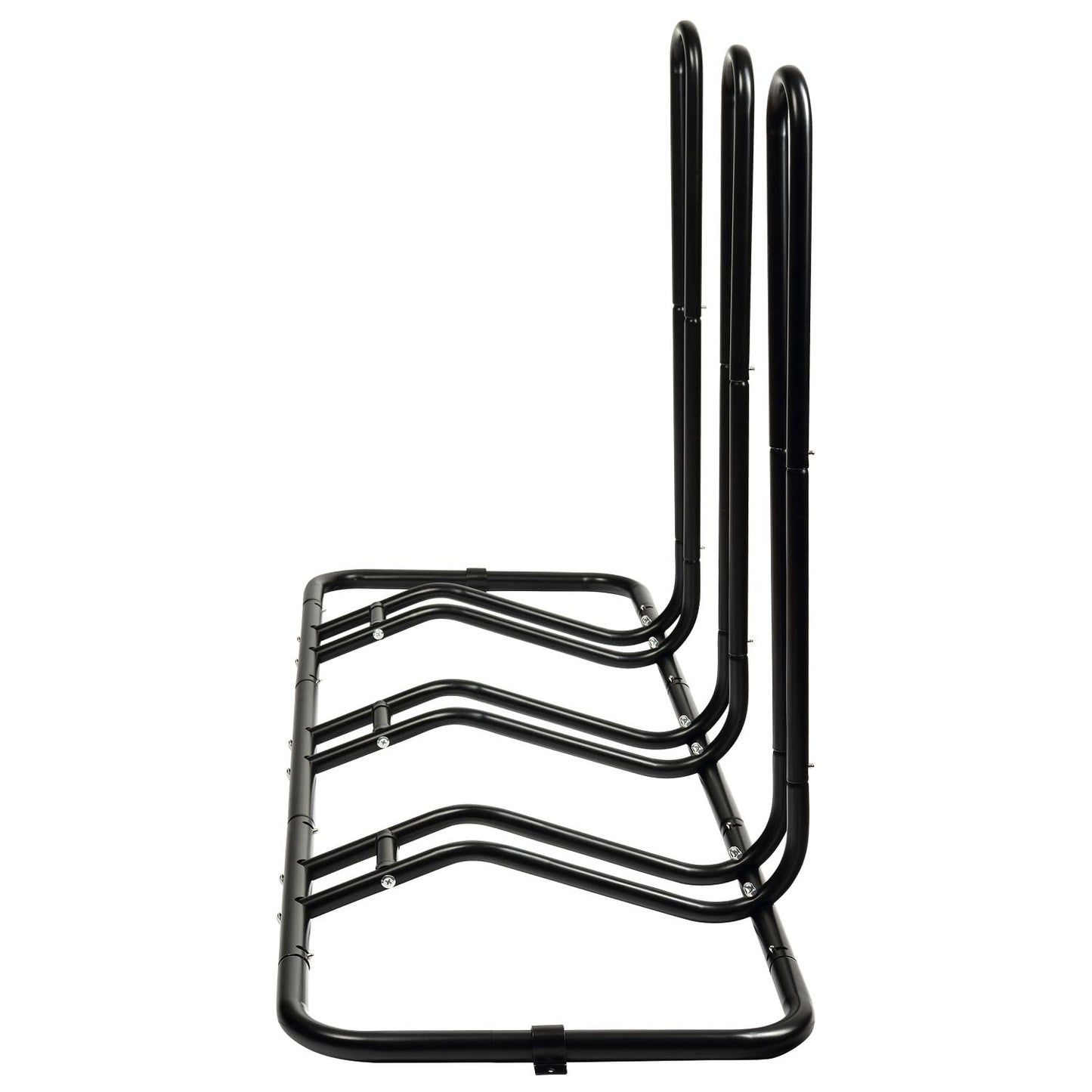 Schramm® bike stand expandable in black floor stand free-standing bike rack stand parker bike parking stand multi-bike rack, Size: For 3 bikes