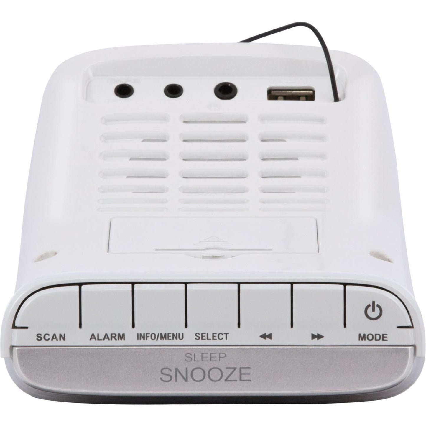 IMPERIAL DABMAN d15 - Radio alarm clock (DAB +, FM, 2 alarm times, dimmable display, USB charging port) - White.