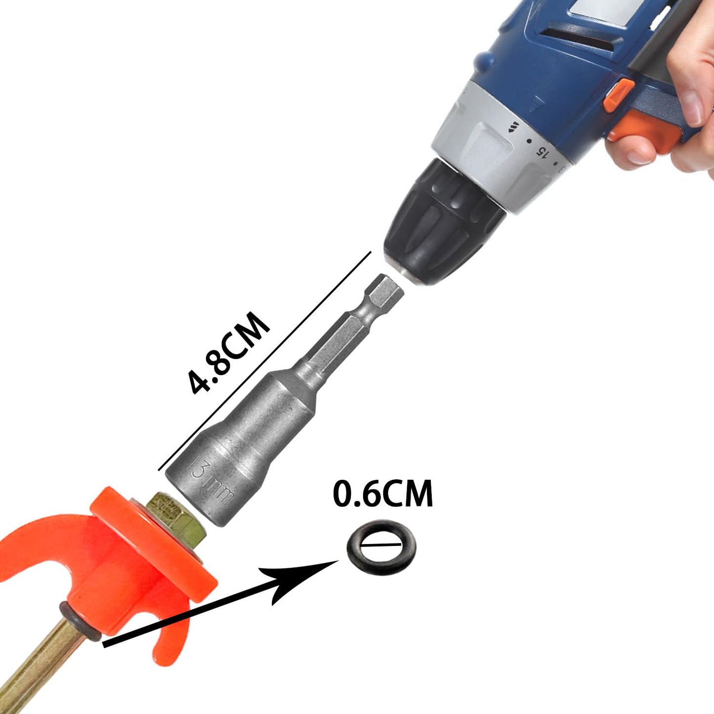 KEELYY 20x tent pegs, steel pegs with thread, screw pegs for camping, tent stakes stable for camping and outdoor, tent hooks for hard ground, forest, meadow, grass, sturdy & strong