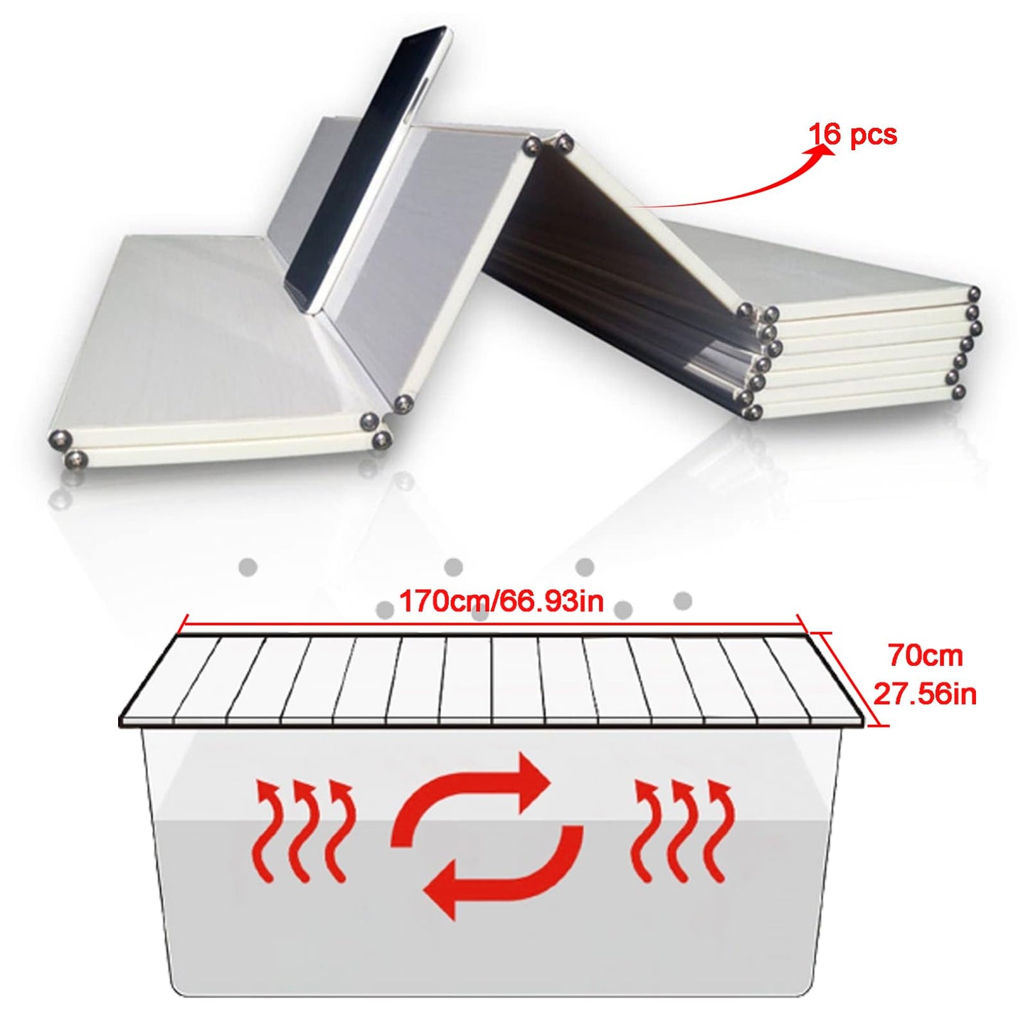 FWTXZTER bathtub cover, 170cm x 70cm x 0.7cm PVC Foldable bathtub board, Dustproof waterproof bathtub tray, Bathtub insulation board for home bathroom hotel spa experience.
