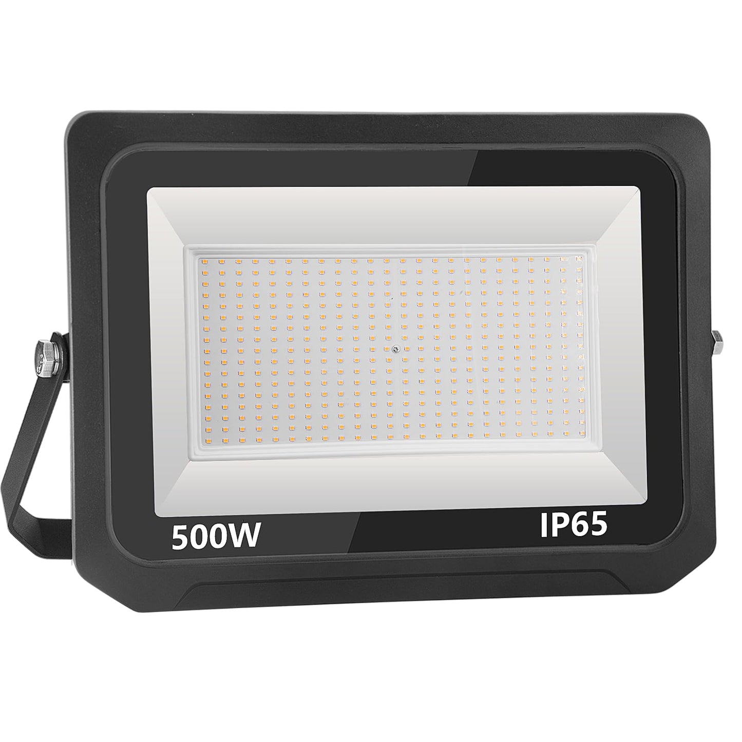 Loyal 500W LED Floodlight Outdoor, 50000LM Super Bright Outdoor Spotlight, IP66 Waterproof Floodlight, 3000K Warm White Spotlight, Outdoor Light for Garden, Garage, Driveway, Doors