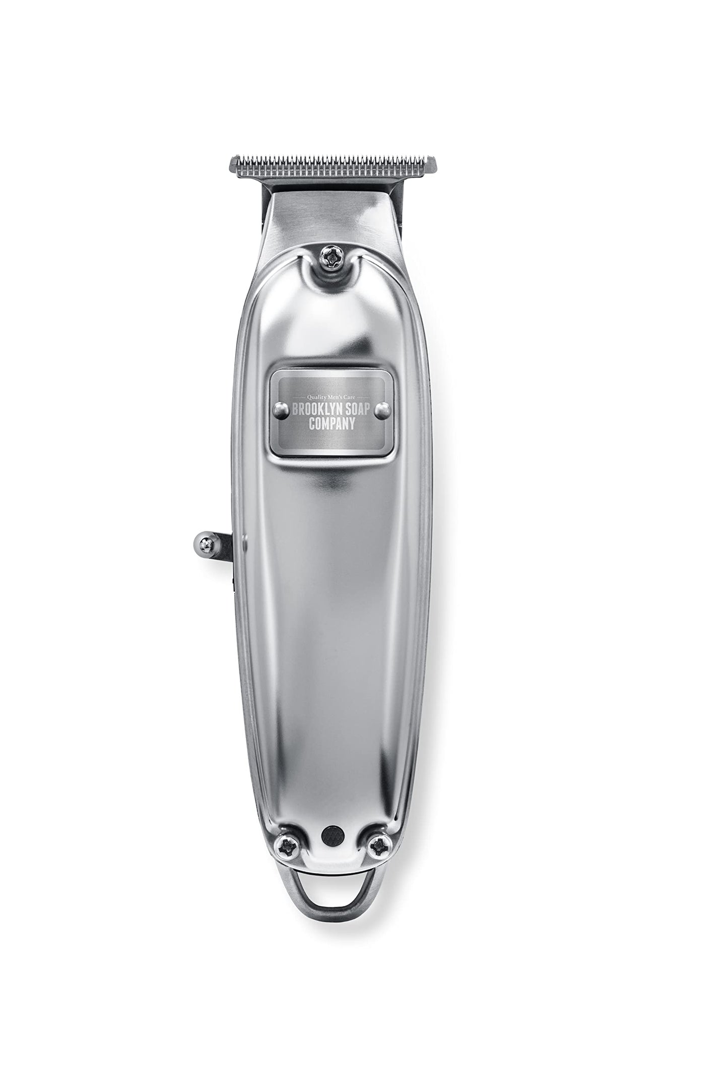 Brooklyn Blade® · Brooklyn Soap Company · Professional home beard trimmer · Stainless steel trimmer with 5 attachments for all beard lengths