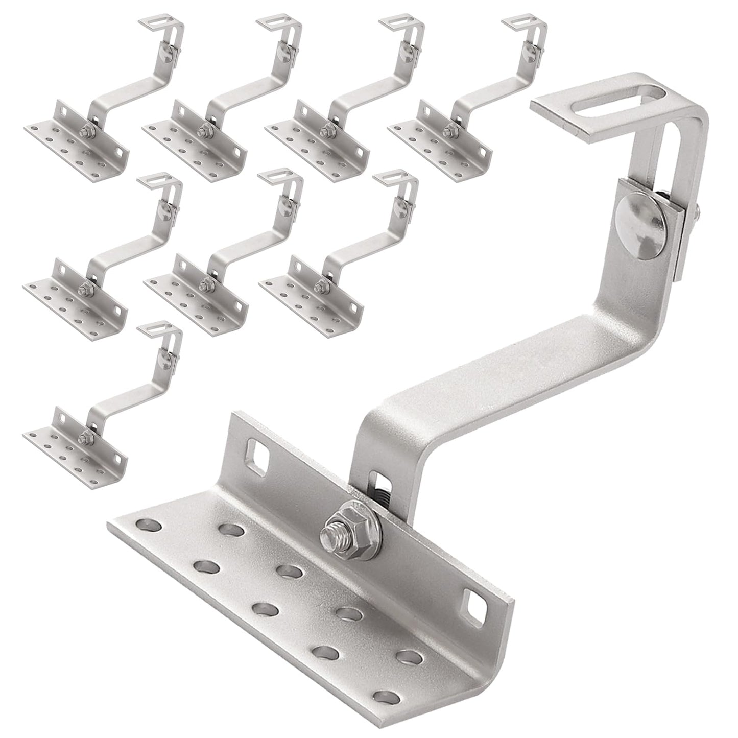 8x roof hooks 115mm photovoltaic solar modules PV tile roof mount