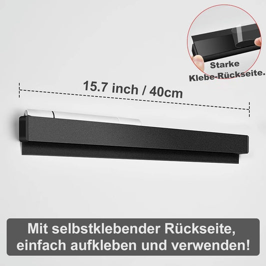 2 pieces of ticket holder, receipt holder for restaurant, fridge, no drilling order holder for walls, home, kitchen, office, cafes, pubs, bars (black, 40 cm, 2Pcs)