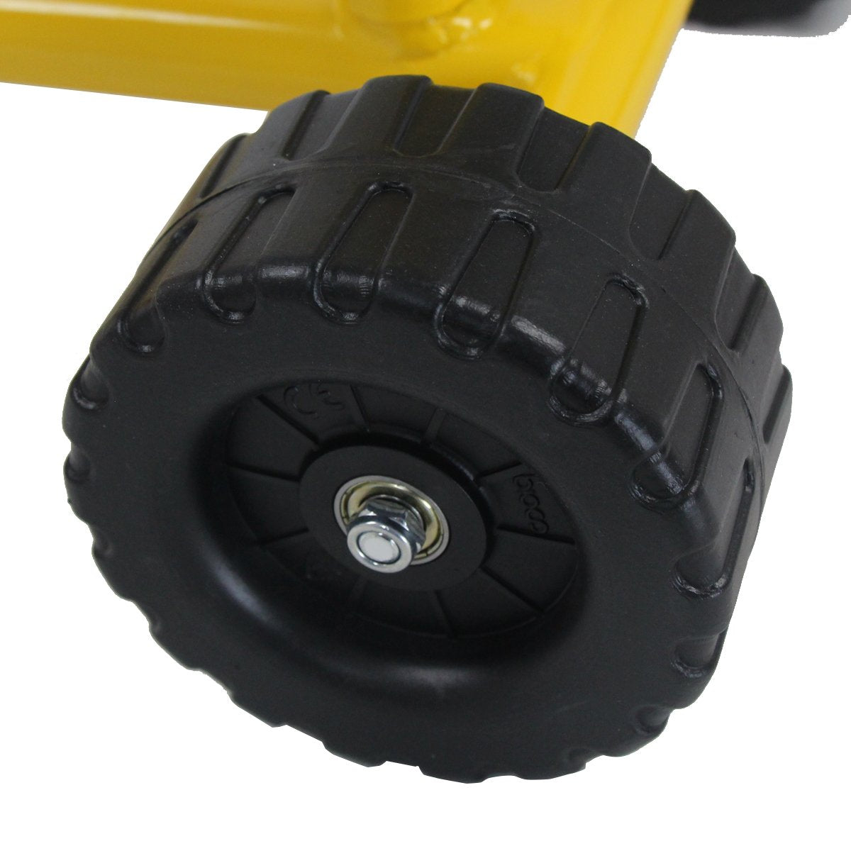 COSTWAY Sit-On Excavator 360° Rotatable, Metal Excavator with Shovel & Wheels, Sandbox Excavator, Ride-On Sand Digger for Kids 3+ Years (Yellow)