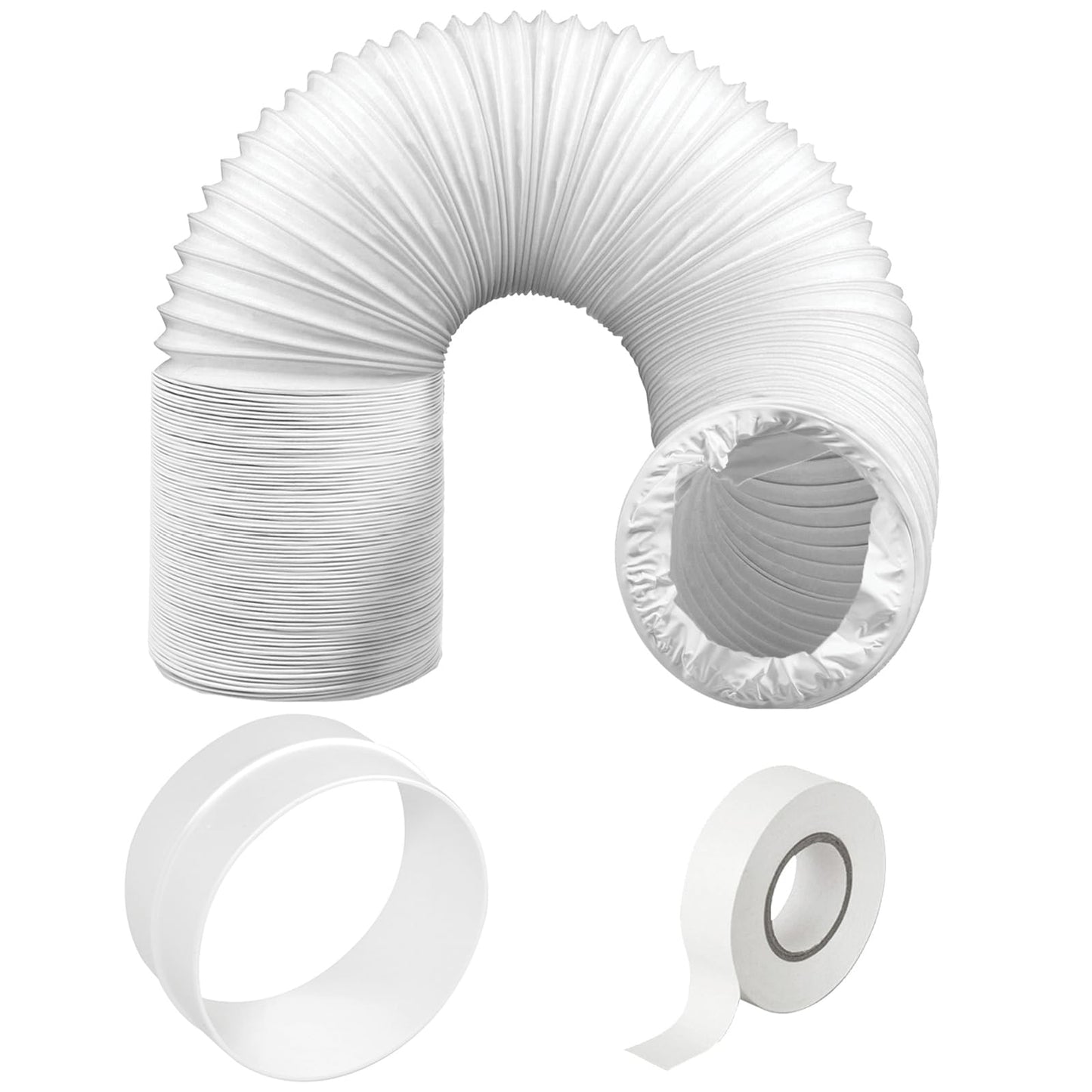 Air conditioning hose, PVC hose, extension, 6m, 12.7cm, Spares2go.