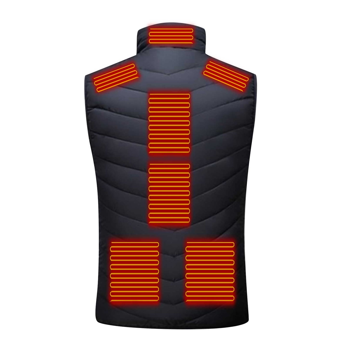 Ayhuang winter jacket men women heated vest unisex fleece vest heated jacket USB adjustable temperature heated vest 9 heating zones warm vest winter jacket outdoor