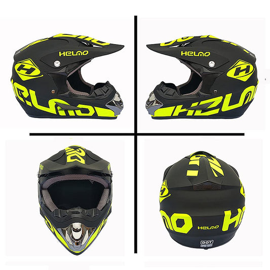 ZJRA Youth Motorcycle Helmets, Kids Bike Riding Helmet, Boys and Girls, Scooter Ski ATV Helmet, DOT/ECE Certified, Suitable for All Seasons, 21, L