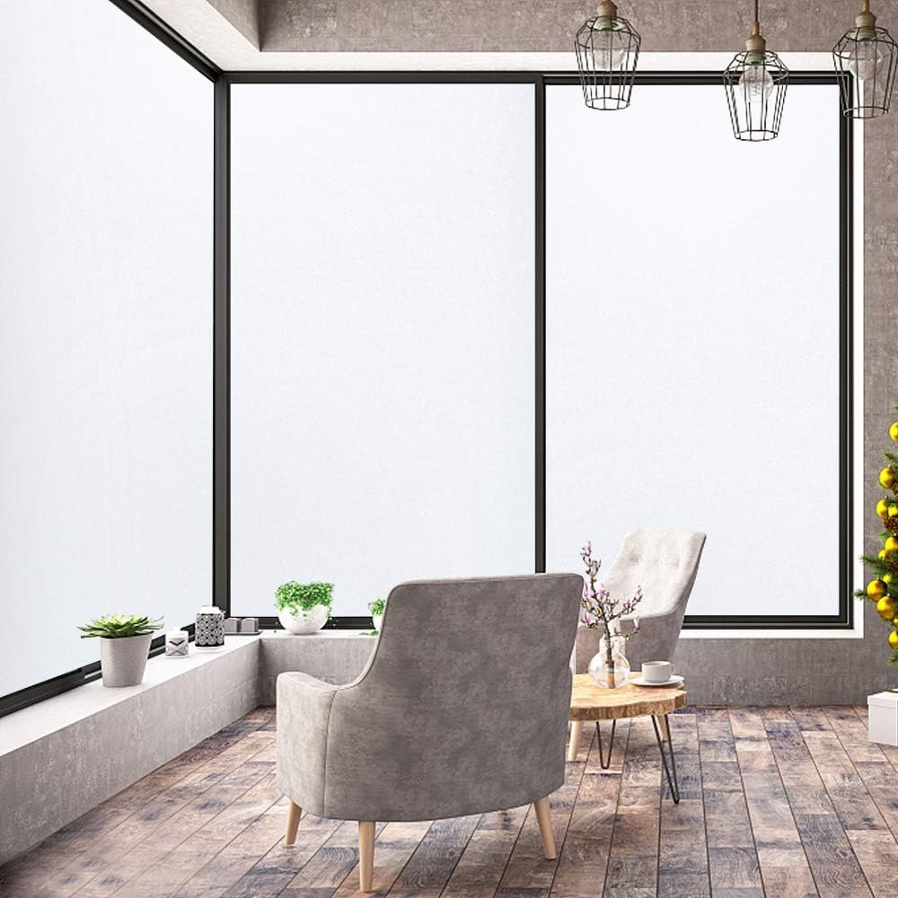 Antrect window film self-adhesive 70x400cm opaque window film from the outside, frosted glass adhesive window film privacy screen