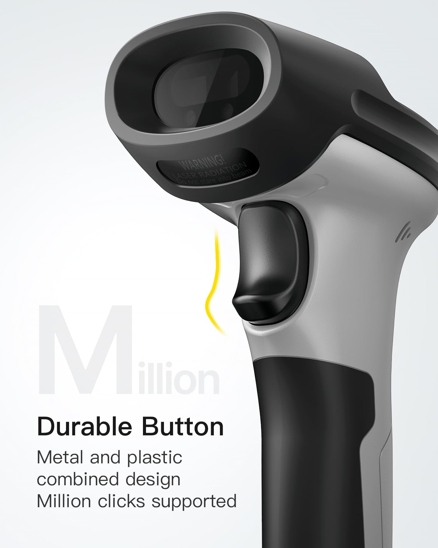 Inateck Bluetooth Barcode Scanner, wireless, cordless, 180 days standby time, 35m wireless range, automatic fast and accurate scanning, BCST-70.