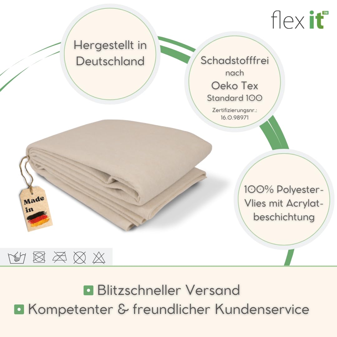 Flex it carpet anti-slip underlay for secure grip - 150 x 230 cm Strong adhesion without plasticizers or residue - Also suitable for underfloor heating | Anti-slip carpet underlay anti-slip fleece