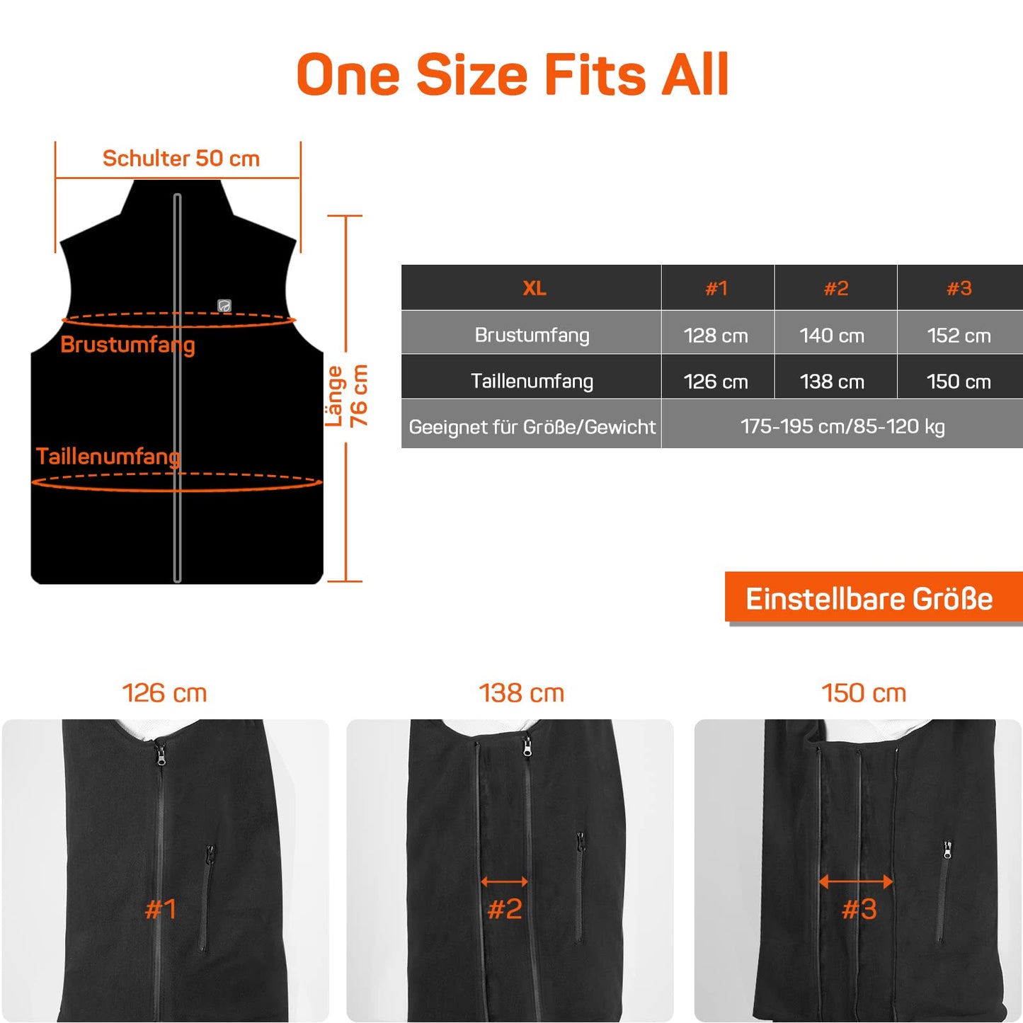 DR.PREPARE Heated Vest Men Fleece Vest Women Heated Vest Adjustable Heated Vest Electric Heated Unisex Fleece Heated Vest Men Women Clothing for Outdoor Travel Sports Leisure Black XL