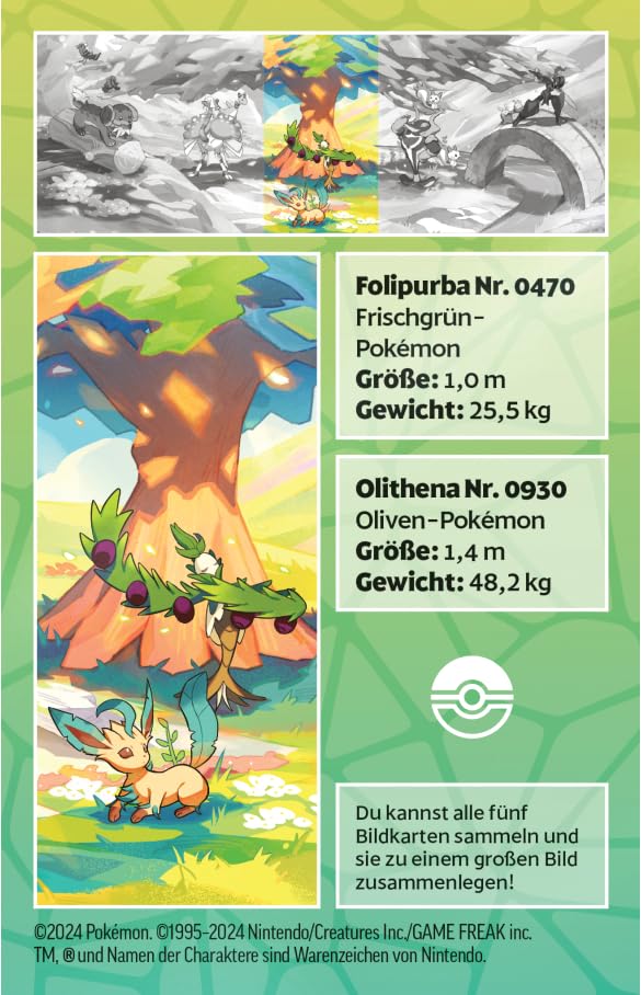 Pokémon Trading Card Game: Mini Tin Box Vibrant Paldea: Umbreon & Espeon (2 Booster Packs, 1 Sticker Sheet)