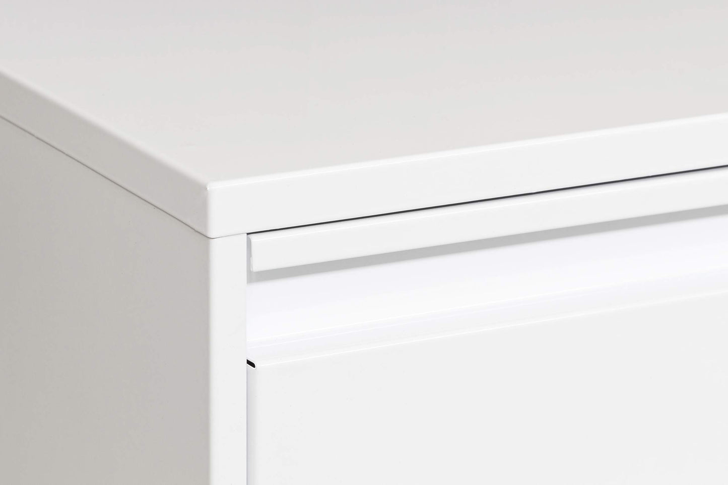 ARREGUI Basic CR201-B steel waste separation system | 2 compartments trash can for the kitchen | 2 compartment garbage bin | 2x17 L (34L) | Removable inner bins with handle | Recycling cabinet for waste separation | white