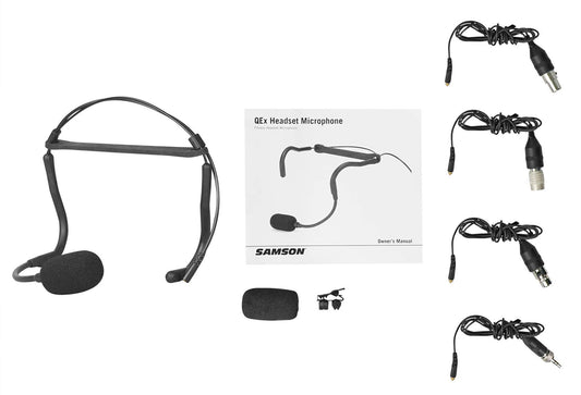 Samson QEx Fitness Headset Mic Pack, Black