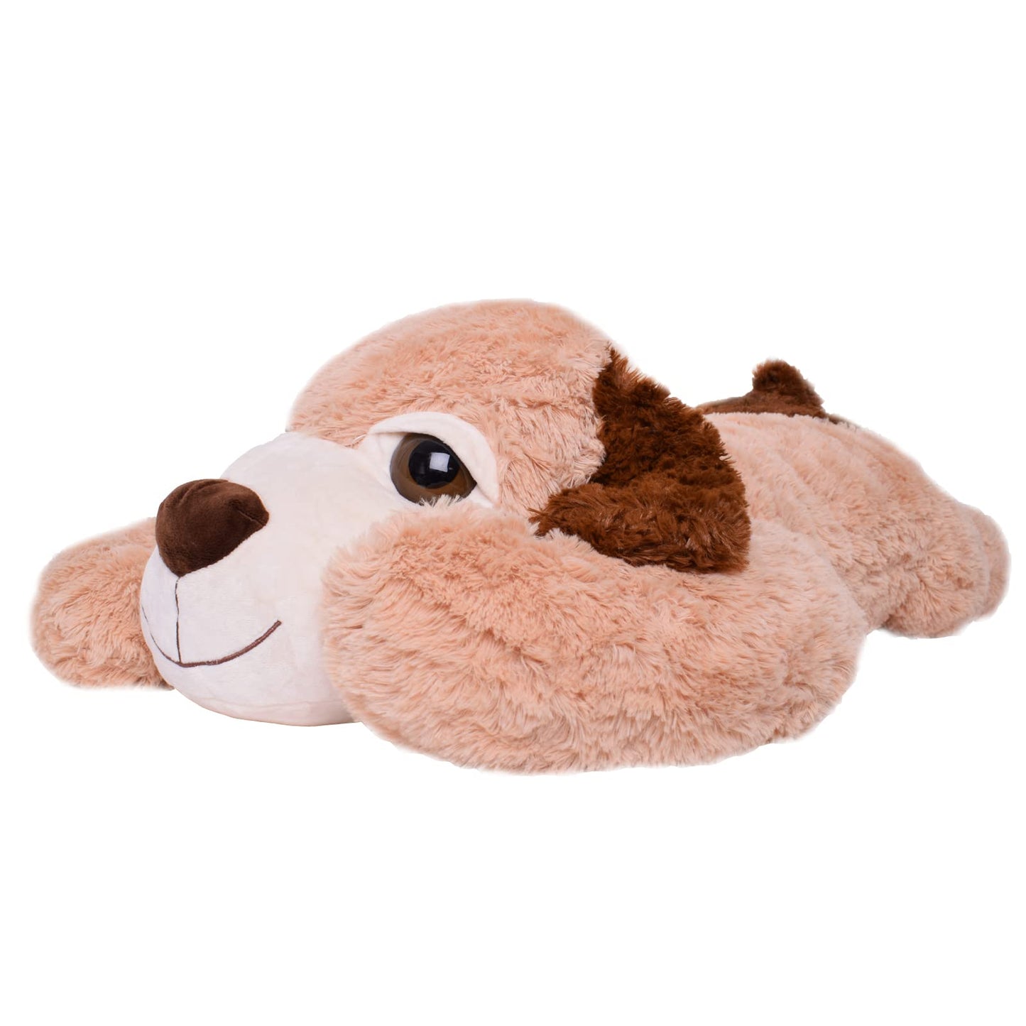 TE-Trend XXL Giant plush dog large plush toy gift plush dog stuffed dog Plush Dog 100cm brown