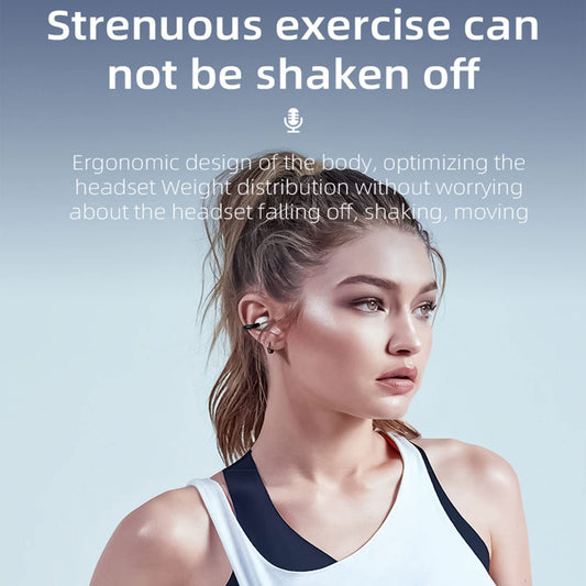 Open ear headphones Sport Air conduction Bone conduction Bluetooth wireless earphones Bone conduction headphones Bluetooth wireless headphones Waterproof Headphones for jogging running cycling gym