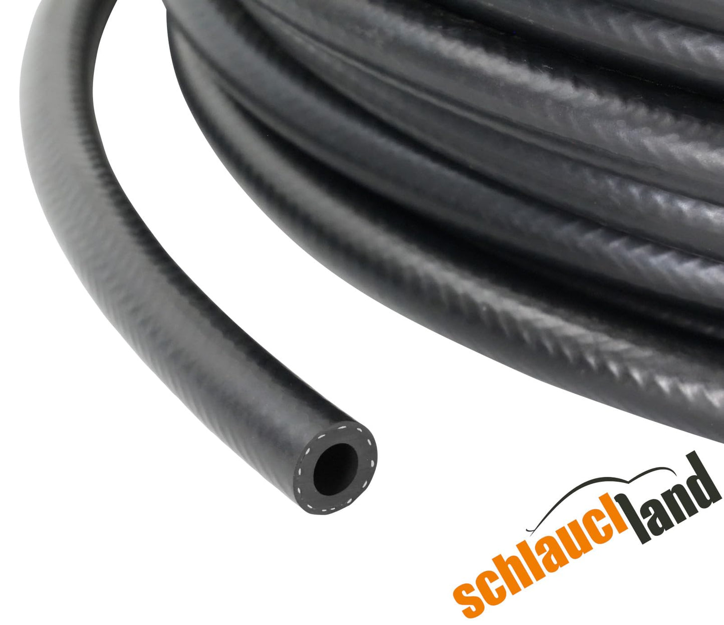 7m EPDM radiator hose Ø 5 x 11 mm coolant hose 120°C * MANY SIZES & LENGTHS * fabric reinforced vacuum hose rubber hose hot water DIN 73411 * SMOOTH EXTERIOR