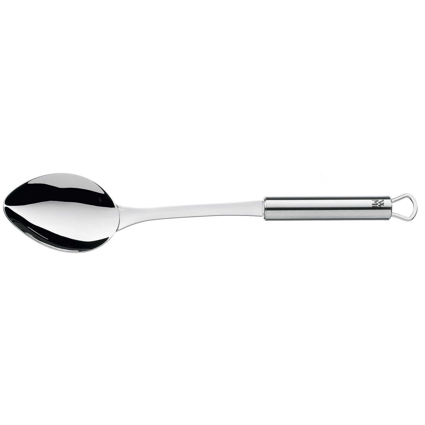 WMF Profi Plus Potato Masher 28.5 cm, Cromargan stainless steel partially matte finish, dishwasher safe & Profi Plus Serving Spoon 32 cm, Cromargan stainless steel partially matte finish, dishwasher safe