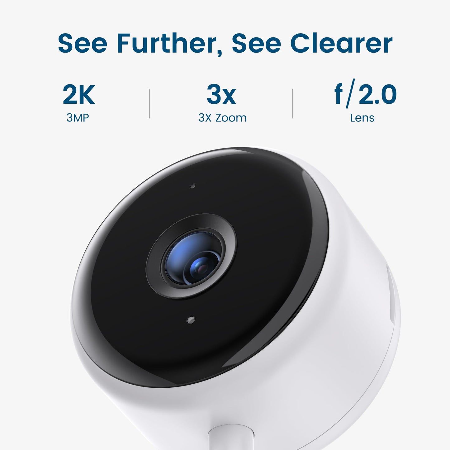Litokam surveillance camera 2 pack, baby monitor with camera featuring motion detection, night vision, two-way audio, indoor camera surveillance for dogs, pet camera compatible with Alexa app.
