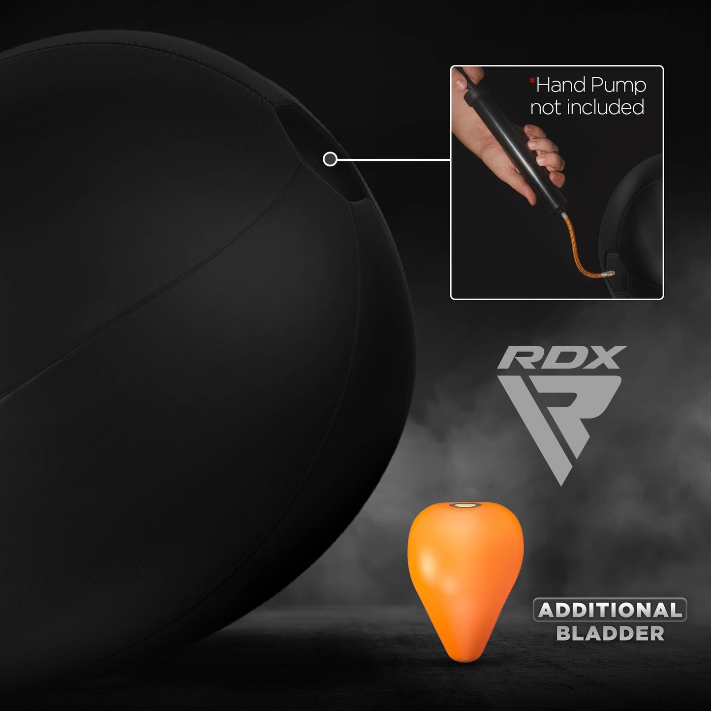 RDX Speed Bag Adult Leather Set, Speedball Hanging with Bracket, Professional Punching Ball Boxing Speed Bag, Speed Ball Boxing Training Equipment.