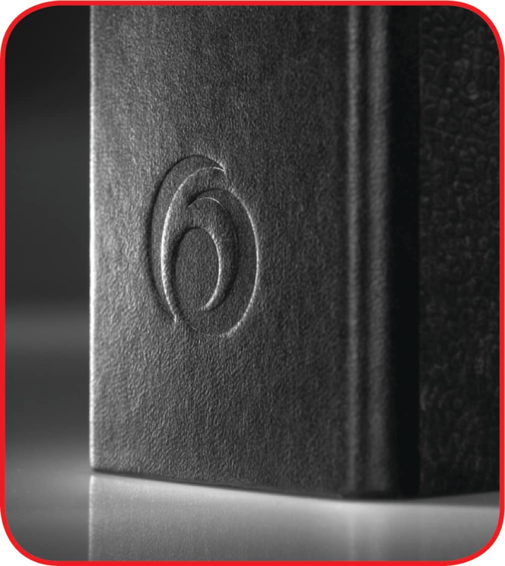 Herlitz 5480801 maX.file protect A4 folder (8 cm with insertable spine label) black (Pack of 4)