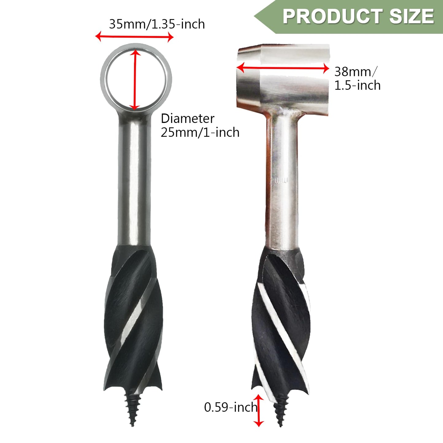 Manual hand drill bushcraft, wood drill outdoor hand wrench Scotch eye auger. Manual bushcraft hand drill, hand drill outdoor bushcraft set for camping, bushcraft survival.