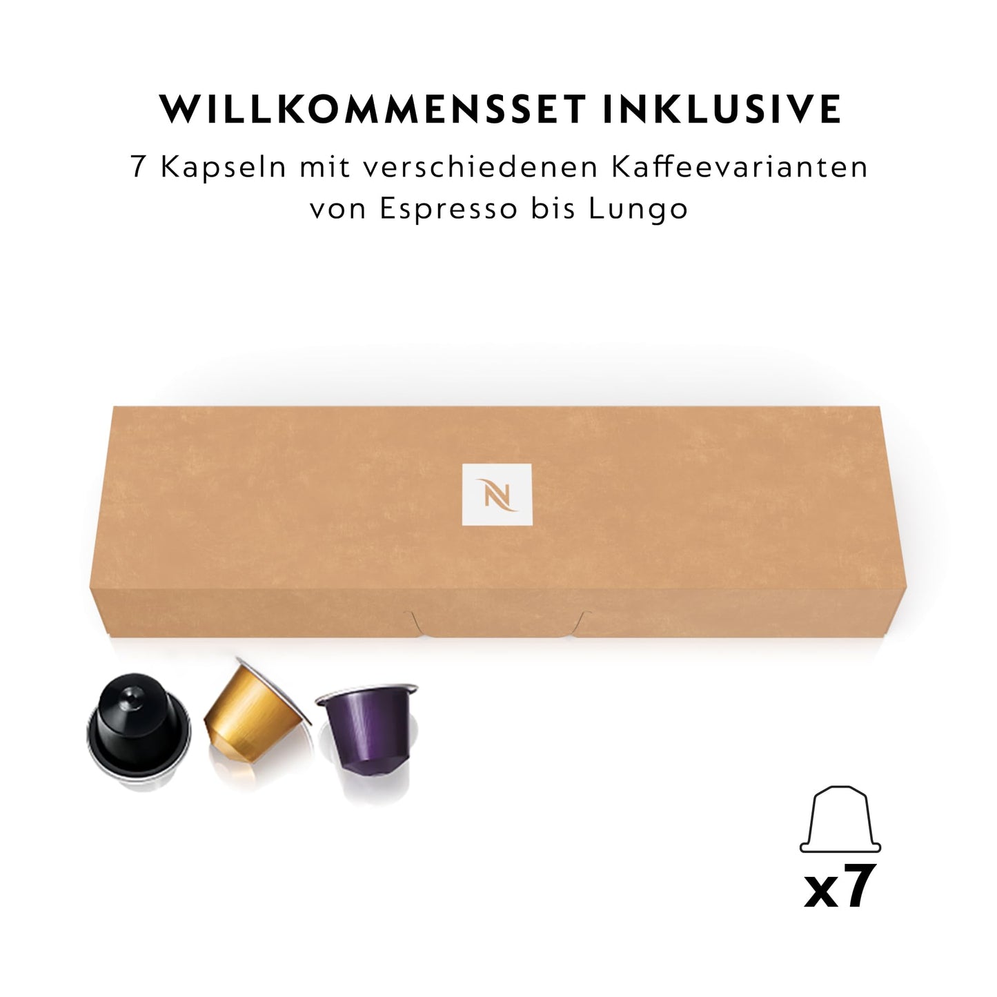 Krups Nespresso Essenza Mini XN1108 coffee capsule machine | 19 bar | Energy saving mode | 1260 W | 0.6 liters | 8.03 x 3.31 x 12.99 cm | black