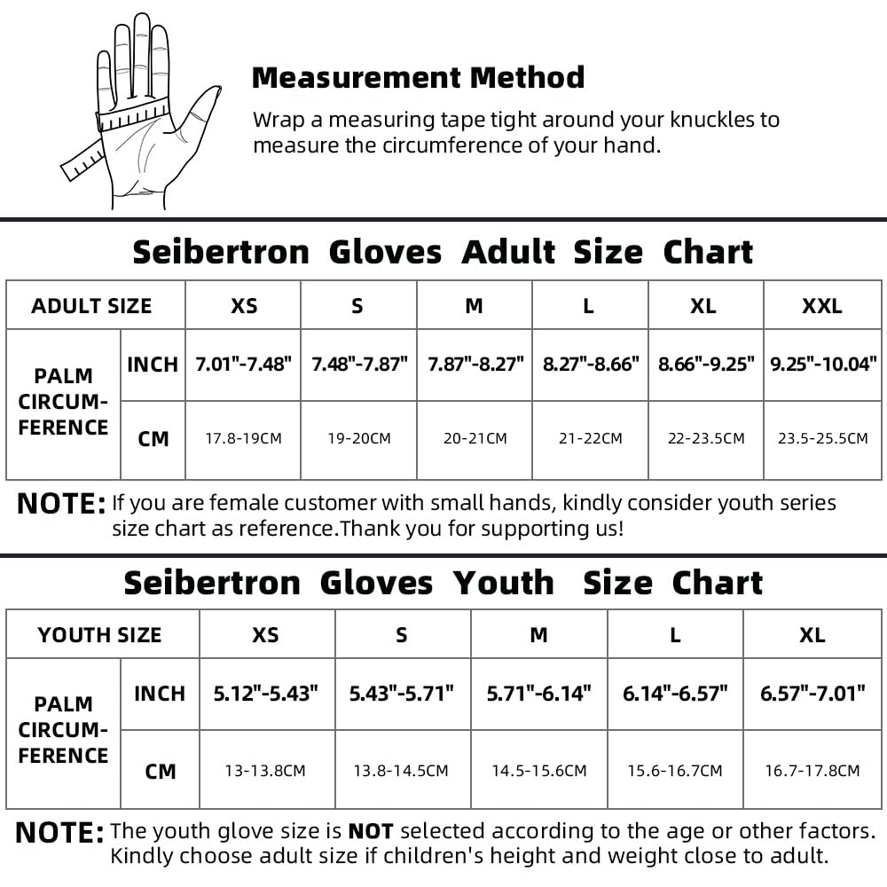 Seibertron Dirtclaw Unisex BMX MX ATV MTB Road Racing Mountain Bike Cycling Gloves Cycle Gloves Dirt Bike Gel Padded Non-Slip Half Finger Motorcycle Sports Adult Fluorescent Yellow