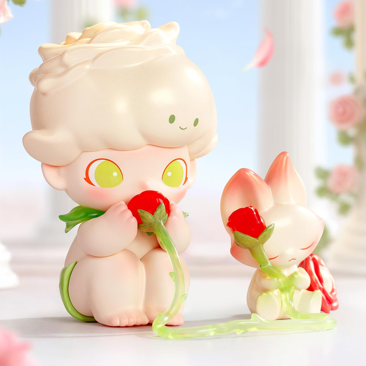POP MART DIMOO Whisper of The Rose Figure Anime Action Figures Collectible Art Toy Toys Figurines Gift 1PC