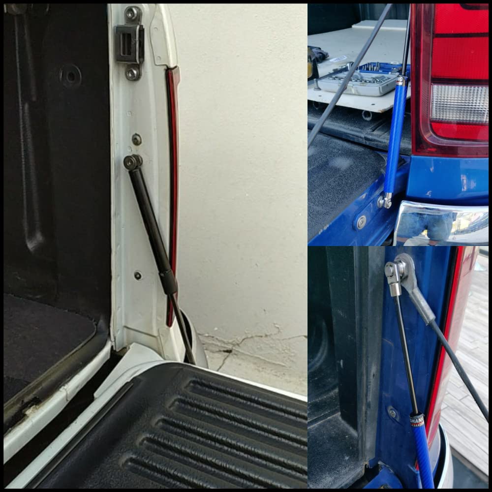 JINGLINGKJ Trunk Struts for Amarok 2011-2019 Rear Tailgate Gas Struts Lift Supports TWO YEAR WARRANTY