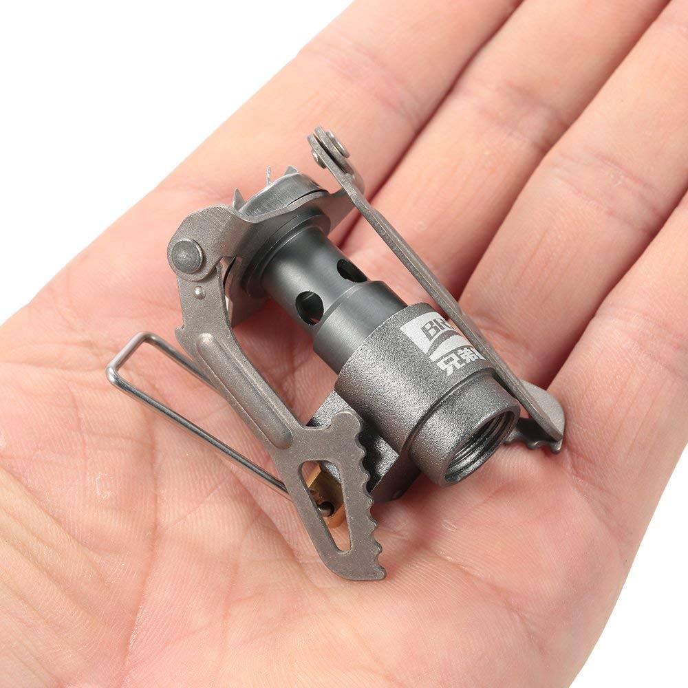 BRS BRS-3000T ultralight gas stove, 26g, titanium alloy, outdoor camping cooker, small size, portable, picnic.