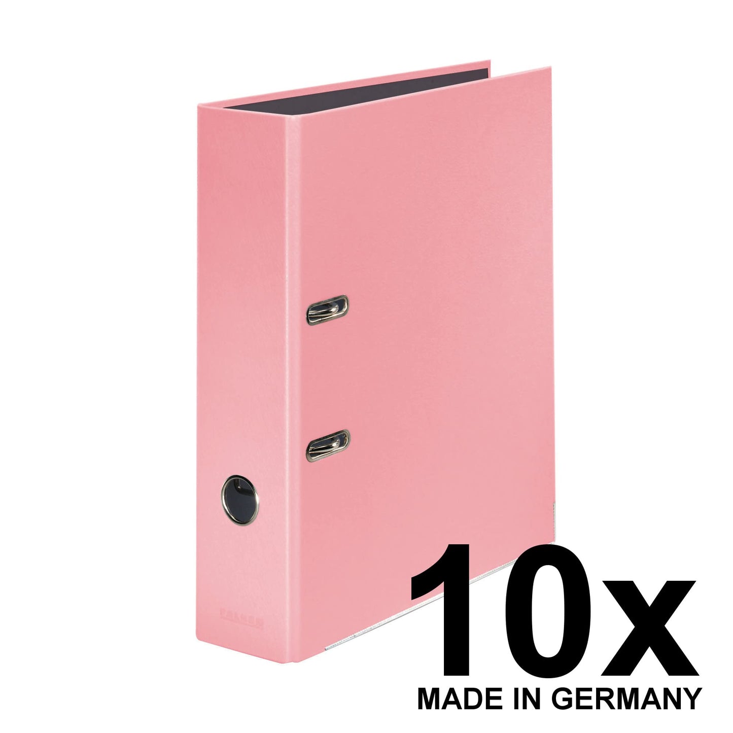 Falcon 10-pack PastelColor folders. Made in Germany. 8 cm wide DIN A4 pastel color flamingo pink ring binder file folder office folder plastic folder slot folder pattern folder
