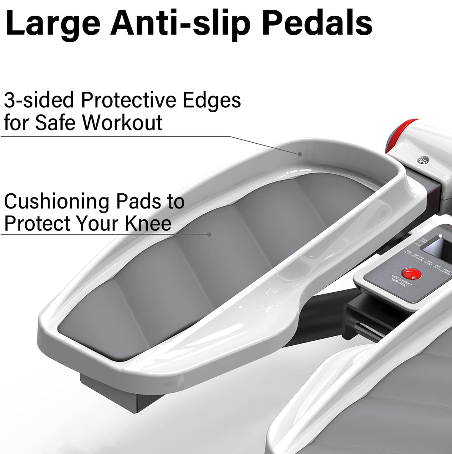 PROIRON Stepper for Home, Swing Stepper 120kg with Display for Leg and Butt Training, Mini Stepper Sport Stepper Twister Stepper Cardio - wear-free hydraulic cylinders - noiseless