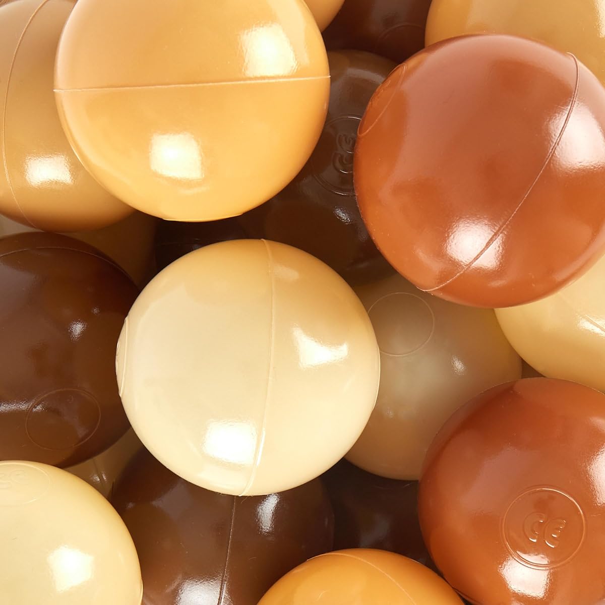 Bieco Balls for Ball Pit Chocolate Bliss | 100 pieces | Colorful Balls | Ball Pit Kids | Ball Pit Baby | Ball Pit | Ball Pit Balls | Baby Ball | Kids Ball | Outdoor Games