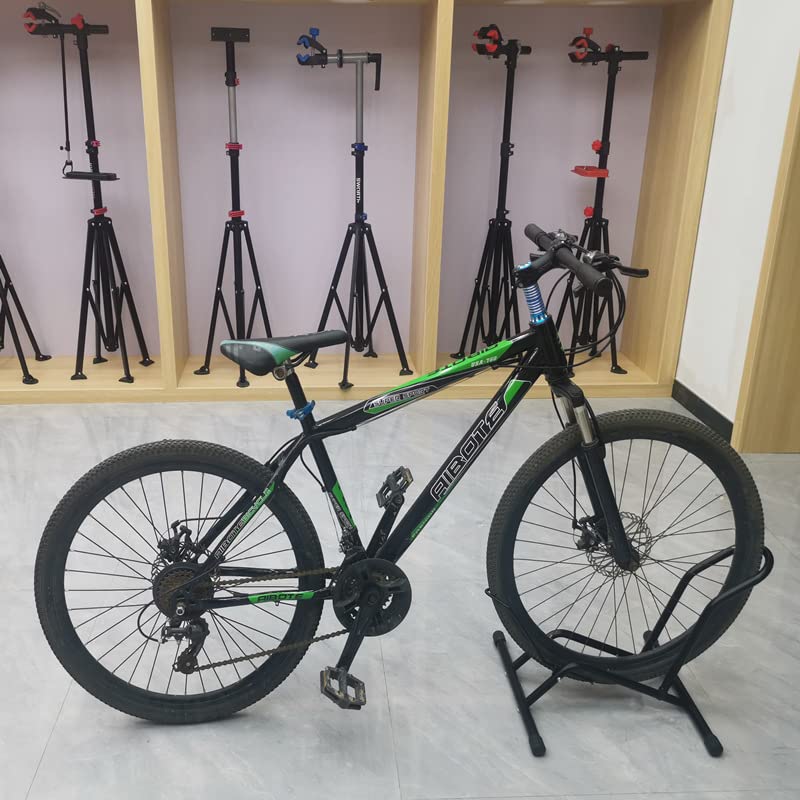 "Herrselsam 2 Piece Bike Stand Floor, Free Standing Bike Rack 16 to 29 Inches, Free Standing Suitable for all Front or Rear Wheel, Bike Holder Mounting Bicycle Bike Stand"