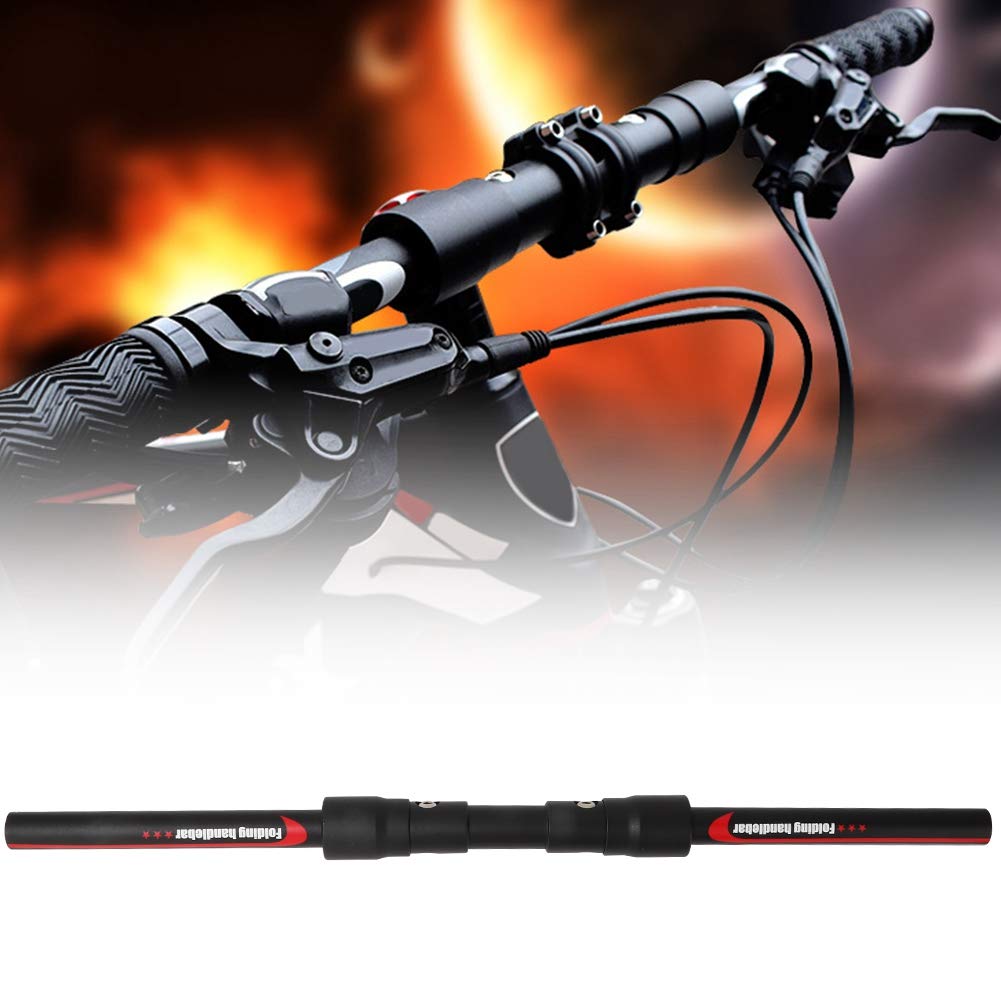 MAGT Bike Handlebar, Folding Quick Release Bicycle Handlebar DIY Replacement Accessory for Road Bike Mountain Bike Scooter 31.8mm/25.4mm