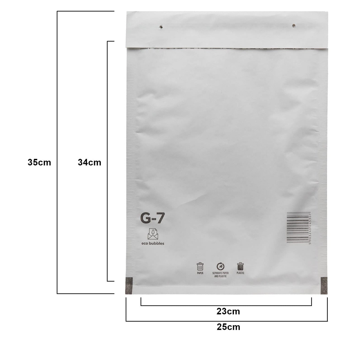 500 air bubble mailers shipping envelopes bubble mailers padded envelopes DIN A4 + C4 size G/7 white (250mm x 350mm) padded self-sealing envelopes padded mailer bags