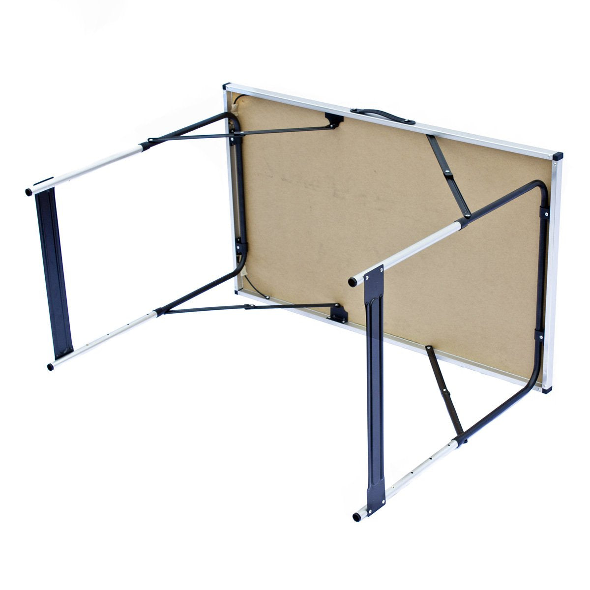 GOODS+GADGETS Folding Multifunction Table Multipurpose Camping Table Foldable Market Table Adjustable Wallpapering Table Side Table for camping in the garden for festivals markets and more.