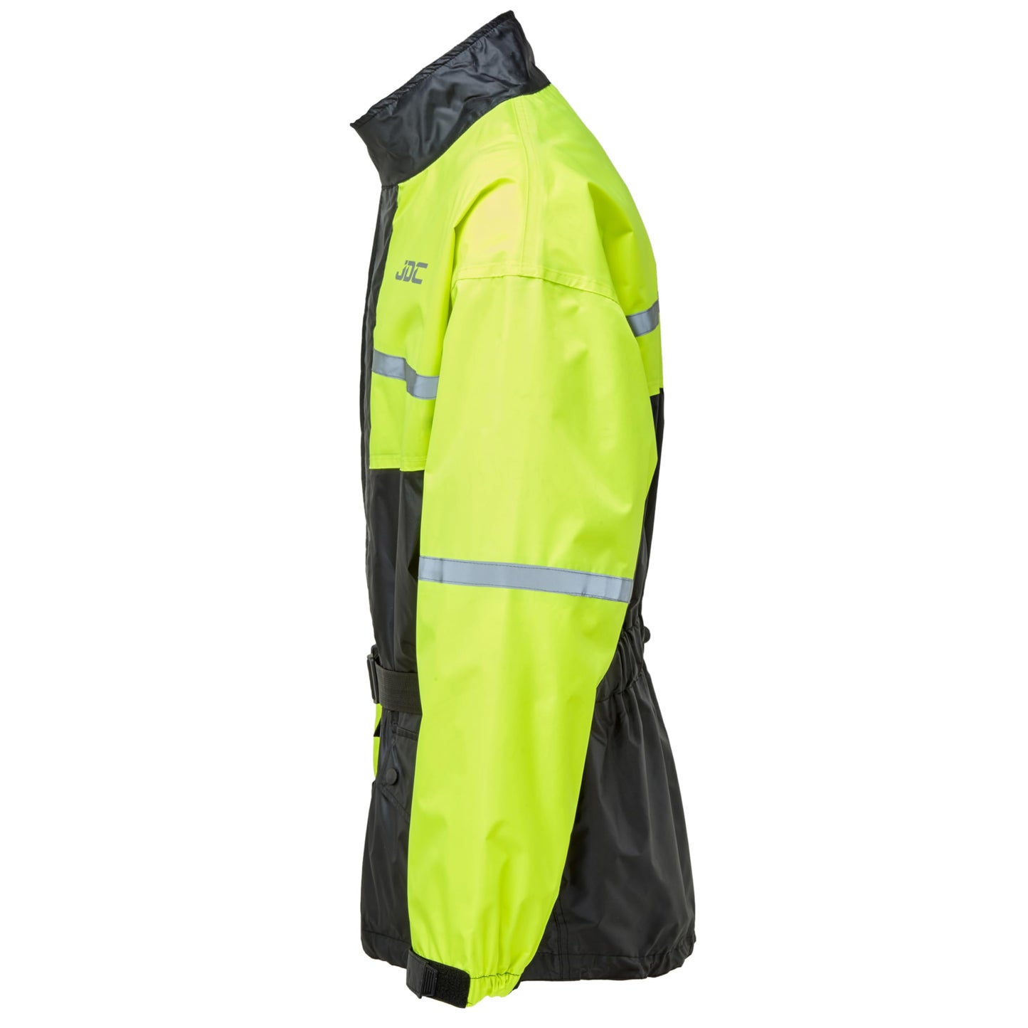 JDC waterproof motorcycle rain jacket High Visibility - Shield - Yellow/Black - XXL