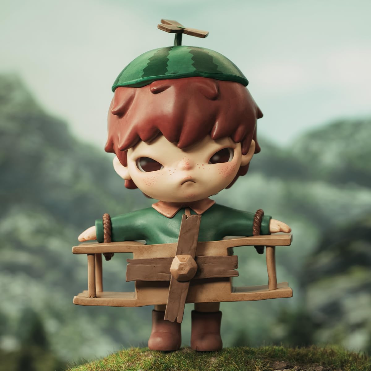 POP MART Hirono Little Mischief Series-3PC Pop Figures Random Figures Action Figures Collectible Figures and Collector Art Toys Toy Figures Gift
