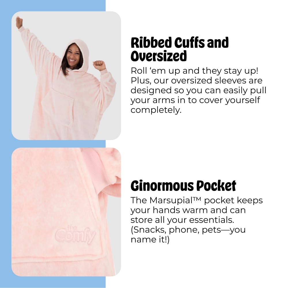 THE COMFY Dream | oversized portable blanket made of lightweight microfiber, one size fits all, as seen on Shark Tank.