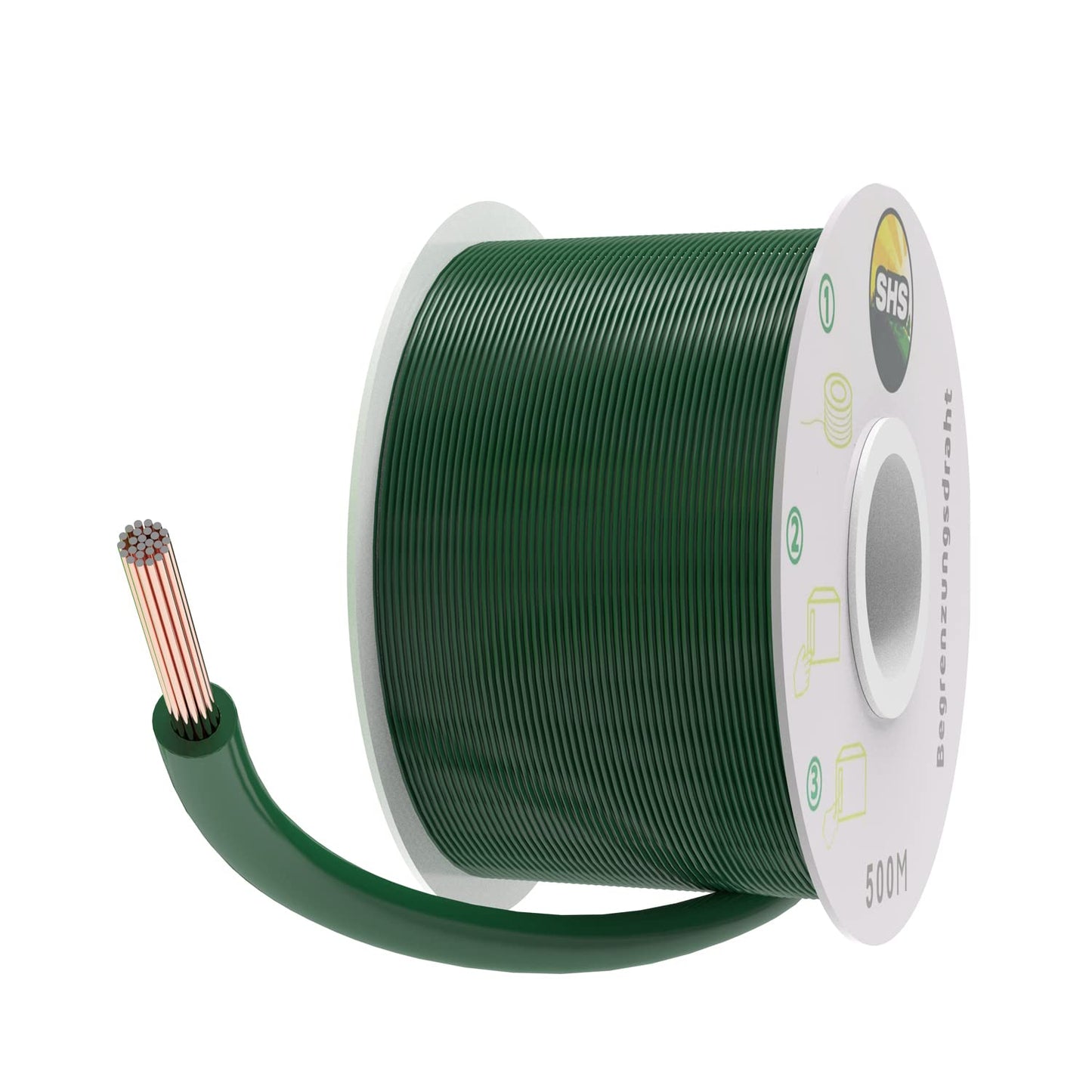 500m boundary wire for robotic lawnmower lawn mower accessories set boundary wire for search cable - compatible with GARDENA/BOSCH/HUSQVARNA/WORX/HONDA/ROBOMOW / Ø2.7mm