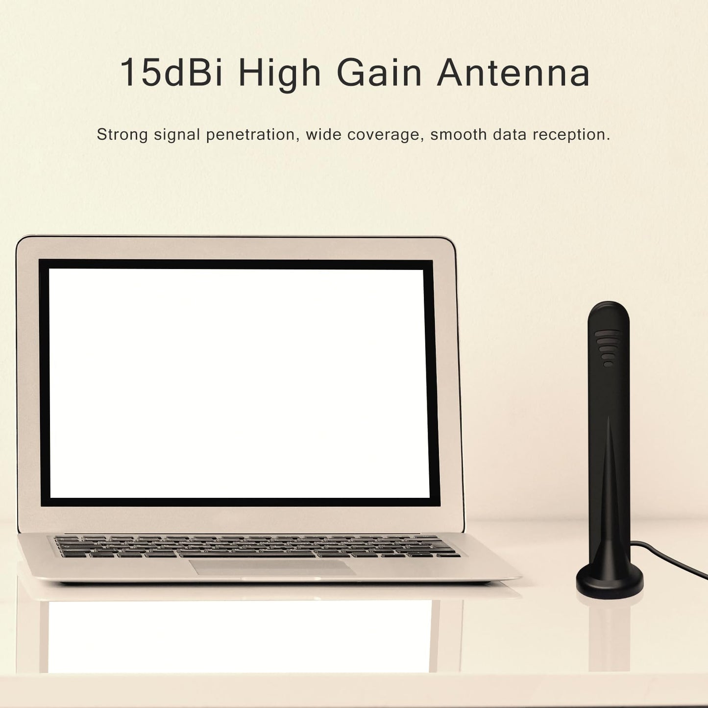 2 X 5G LTE Antenna 4G Omnidirectional Signal Booster SMA TS9 Connector 15DBI High Gain Chip External Magnetic Antenna for Indoor/Outdoor, 3G/4G/5G/GSM/GPRS Router all frequency bands Universal - 3M