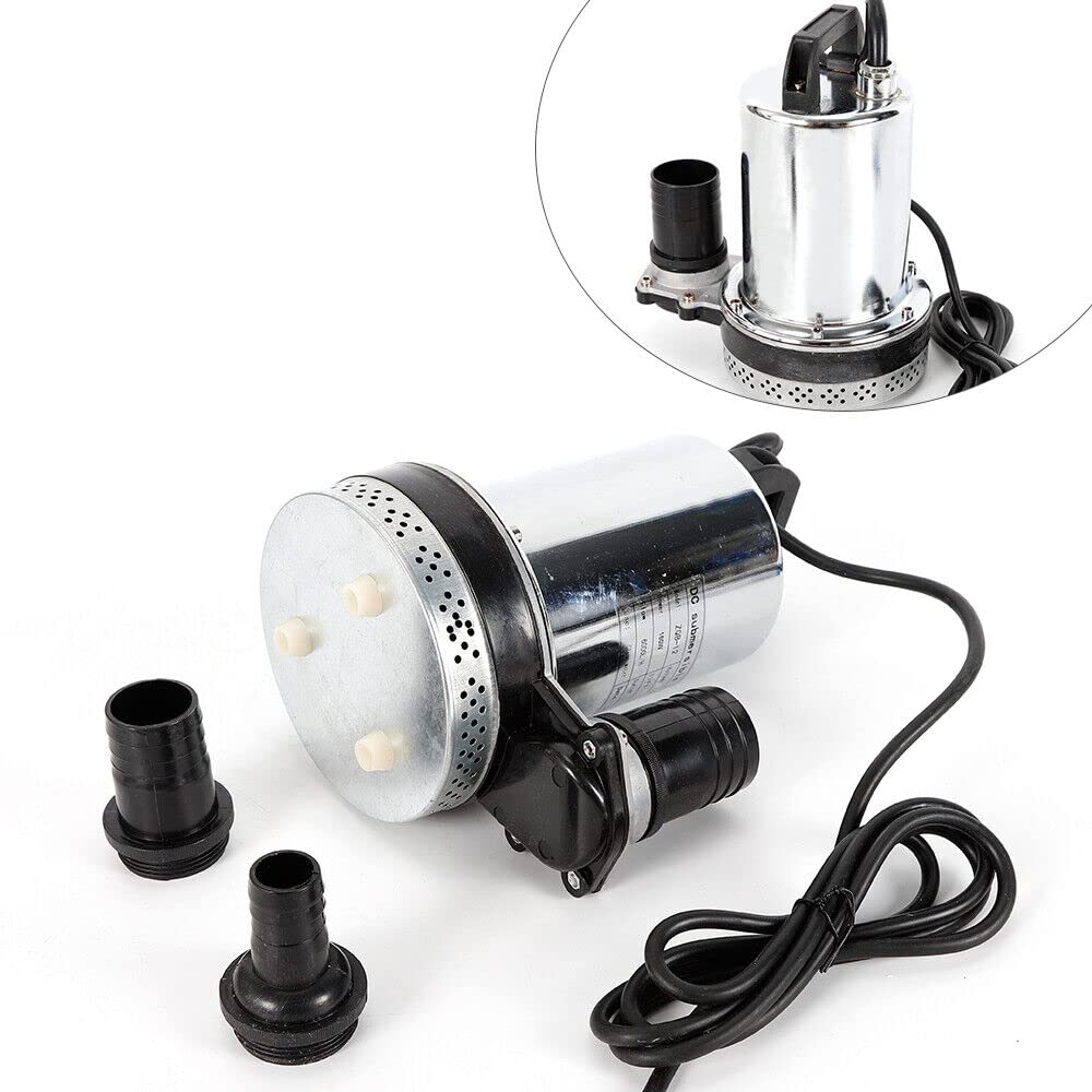 6000L/H Water Pump DC Submersible Pump For Dirty Water Sewage Pump Stainless Steel Pump Housing Aquaculture Pump