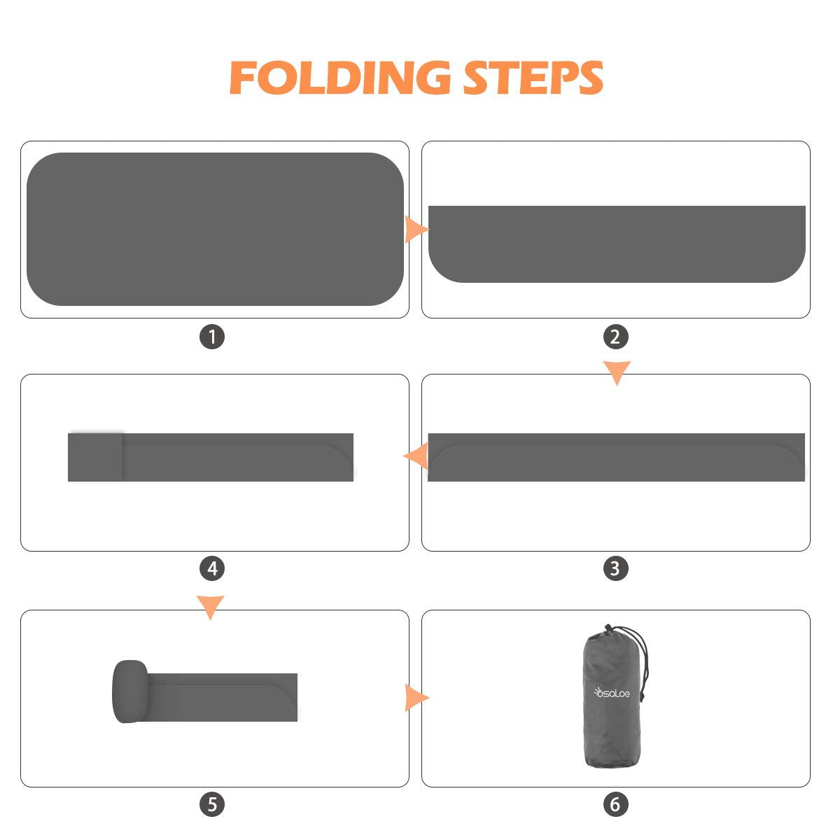 Camping Outdoor Ultralight Camping Mat Inflatable, Waterproof Foldable Air Mattress, Small Packed Camping Mat Sleeping Pads for Camping Hiking Sports Travel Backpacking