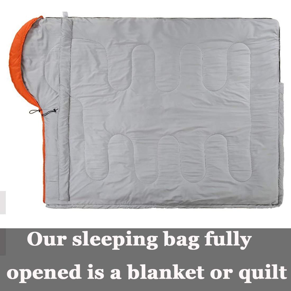 SOULOUT Sleeping Bag 3-4 Seasons - Winter Sleeping Bag Waterproof Lightweight Blanket Sleeping Bag for Camping, Travel, and Outdoor Activities - Perfect for Adults and Children - 220 x 83 cm