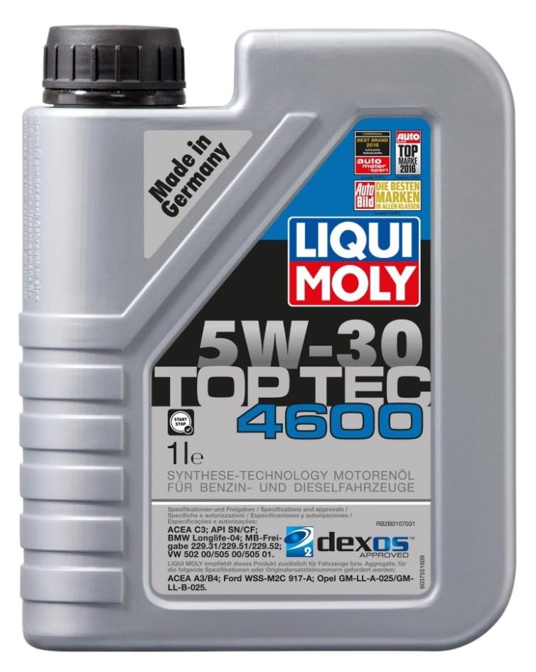 LIQUI MOLY 2316 Top Tech Motor Oil HC 4600 5w30 5L