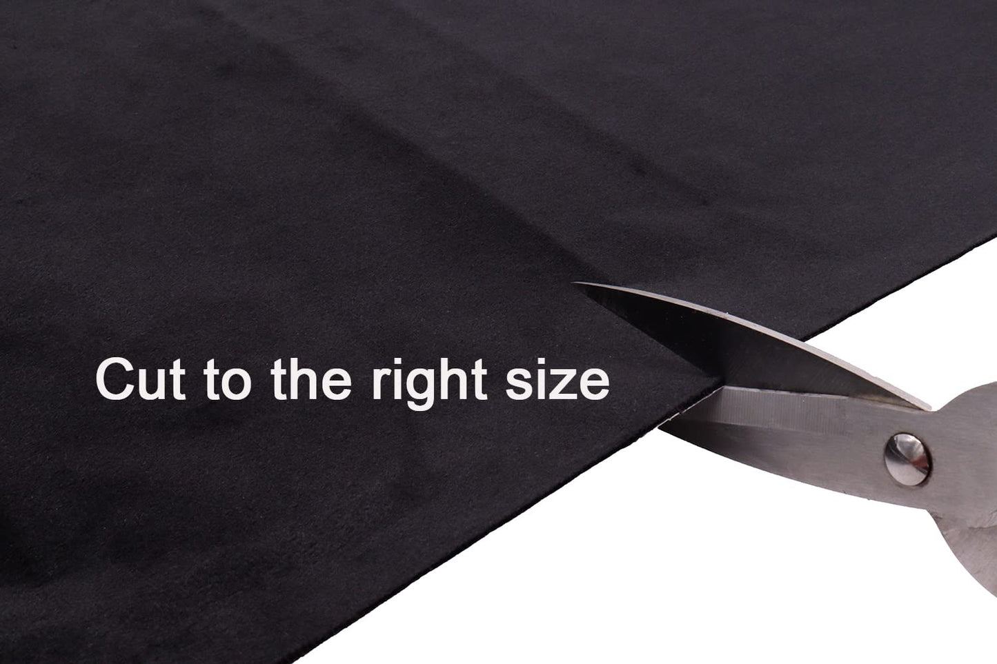 PannGU microfiber fabric self-adhesive suitable for dashboard interior stretchable stretchable film, premium velvety suede imitation for jewelry drawer/flooring (Black Gray 42cm x 150cm)