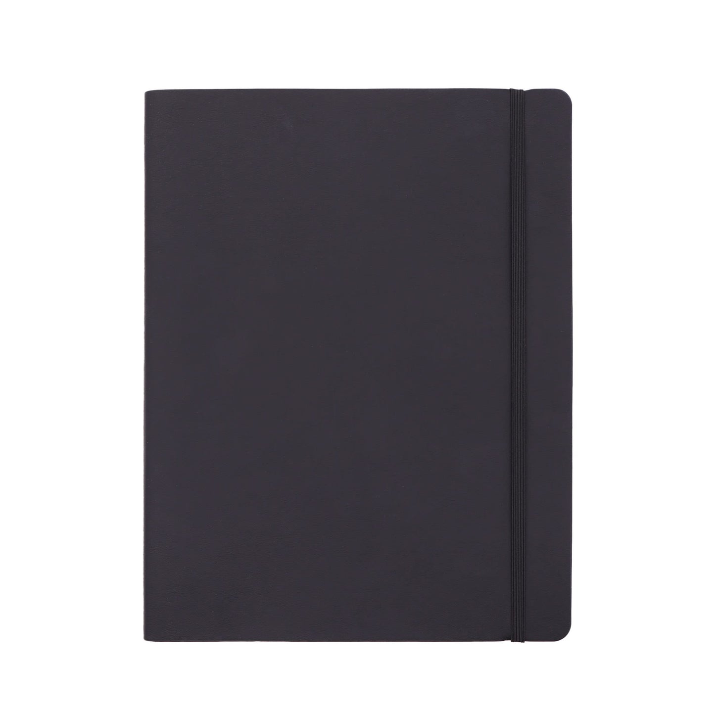 Amazon Basics Unlined Notebook, Softcover, XL Size, 25 x 20 cm, Black